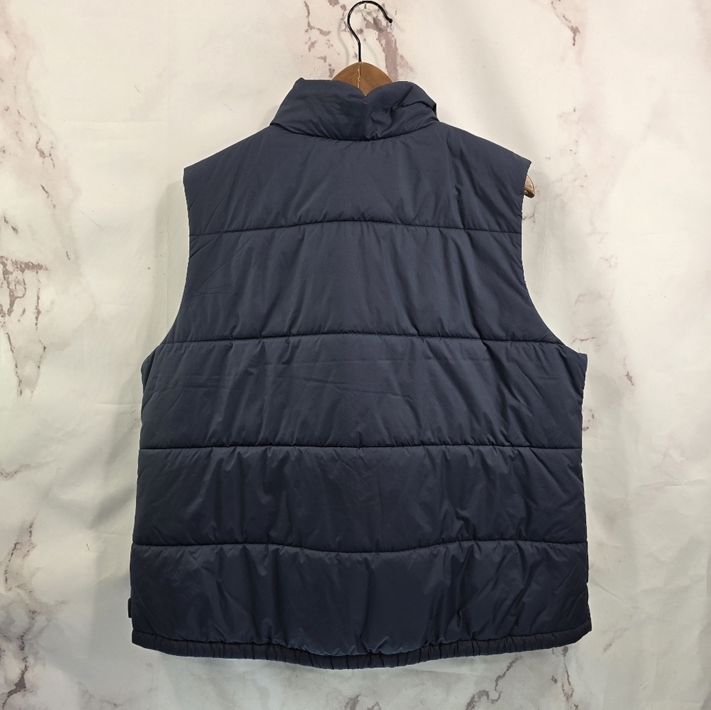 REI Co Op Vest Womens XL Blue Quilted Puffer Insulated Navy Groundbreaker - Picture 5 of 11